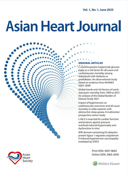 Asian Heart Journal Cover